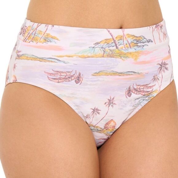 New! FRESHWATER High-Waisted Swim Bottom Size XL Bathing Suit Tankini Bikini - Picture 2 of 11